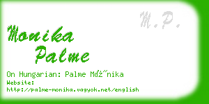 monika palme business card